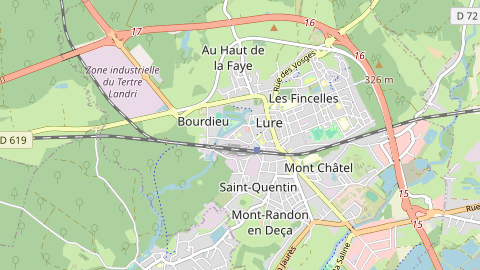 Carte de localisation de l'évènement