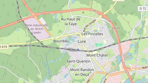 Carte de localisation de l'évènement