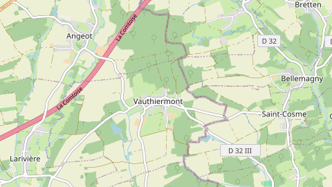 Carte de localisation de l'évènement