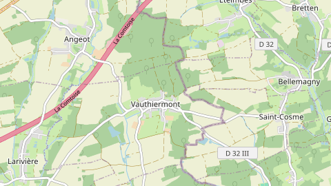 Carte de localisation de l'évènement