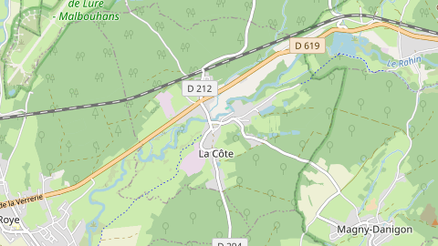 Carte de localisation de l'évènement