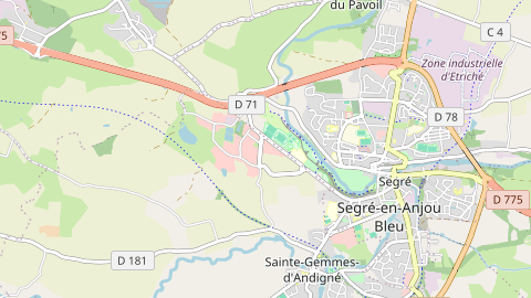 Carte de localisation de l'évènement