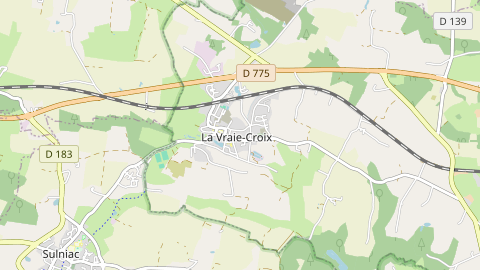 Carte de localisation de l'évènement