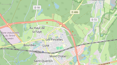 Carte de localisation de l'évènement