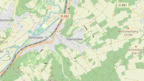 Carte de localisation de l'évènement
