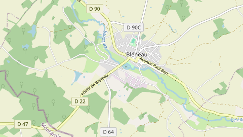 Carte de localisation de l'évènement