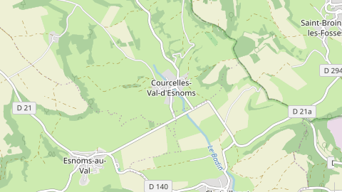 Carte de localisation de l'évènement