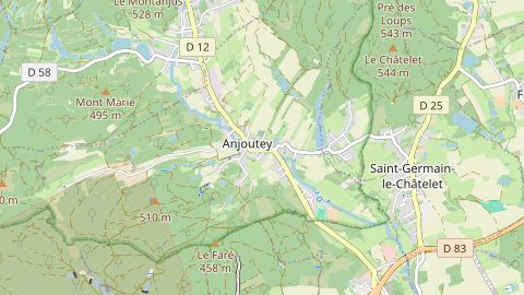 Carte de localisation de l'évènement