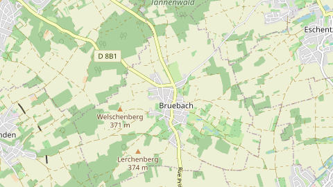 Carte de localisation de l'évènement