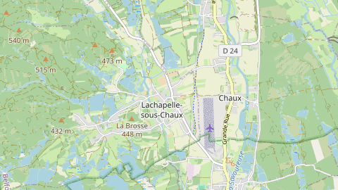 Carte de localisation de l'évènement