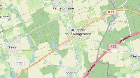 Carte de localisation de l'évènement