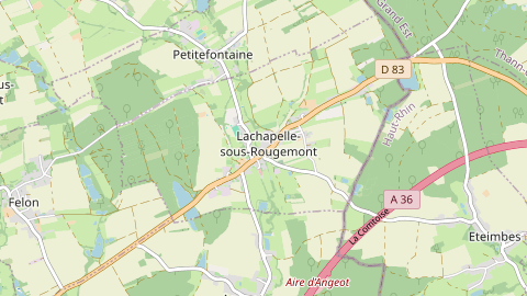 Carte de localisation de l'évènement