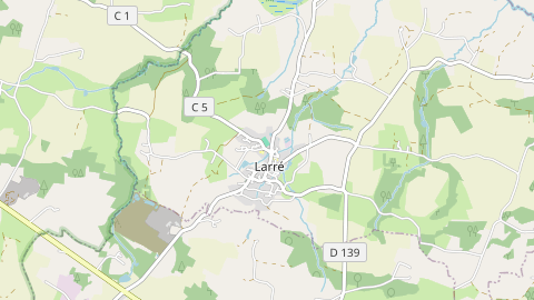 Carte de localisation de l'évènement