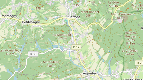 Carte de localisation de l'évènement