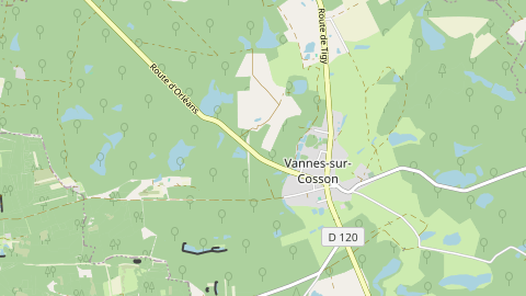 Carte de localisation de l'évènement