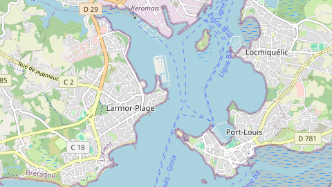 Carte de localisation de l'évènement