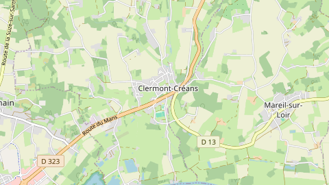 Carte de localisation de l'évènement