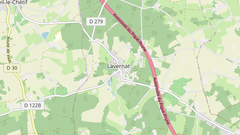 Carte de localisation de l'évènement