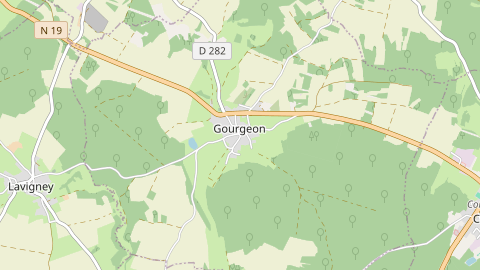 Carte de localisation de l'évènement