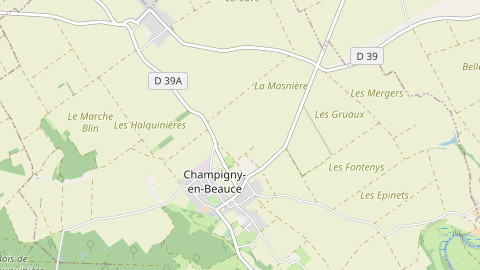 Carte de localisation de l'évènement