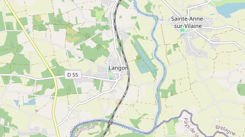 Carte de localisation de l'évènement