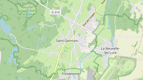 Carte de localisation de l'évènement