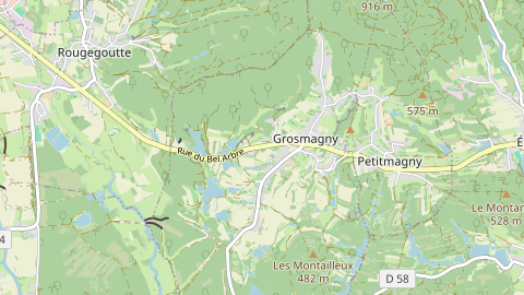 Carte de localisation de l'évènement