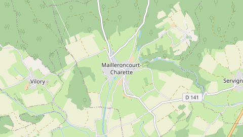 Carte de localisation de l'évènement