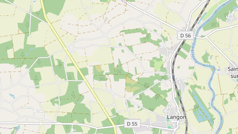 Carte de localisation de l'évènement