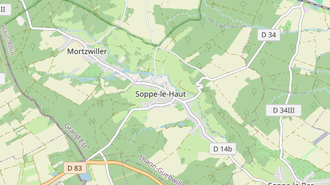 Carte de localisation de l'évènement
