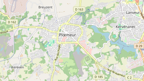 Carte de localisation de l'évènement