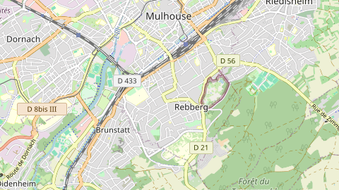 Carte de localisation de l'évènement