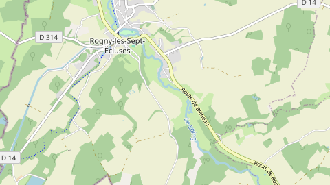 Carte de localisation de l'évènement