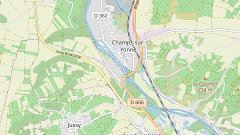 Carte de localisation de l'évènement