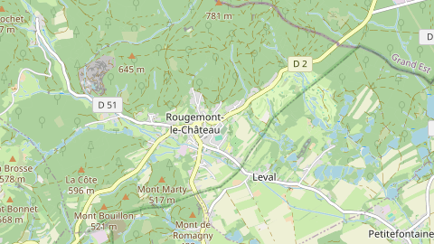 Carte de localisation de l'évènement