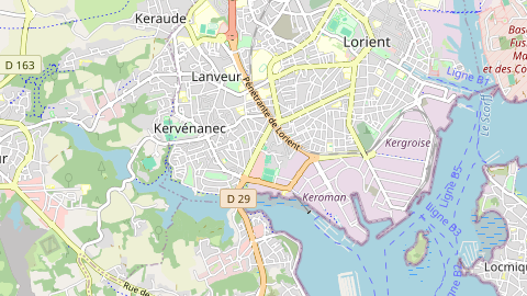Carte de localisation de l'évènement