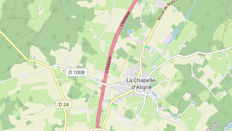 Carte de localisation de l'évènement