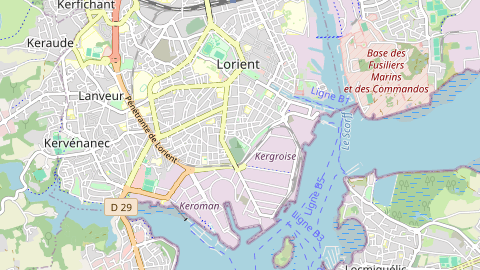 Carte de localisation de l'évènement