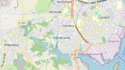 Carte de localisation de l'évènement