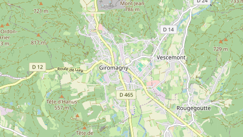 Carte de localisation de l'évènement