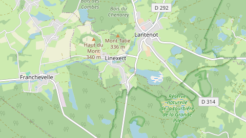 Carte de localisation de l'évènement