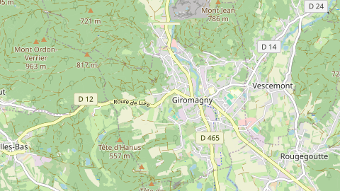 Carte de localisation de l'évènement