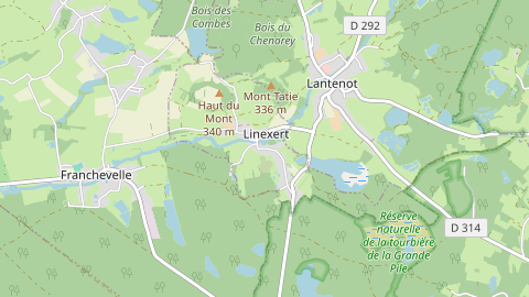 Carte de localisation de l'évènement