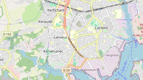 Carte de localisation de l'évènement