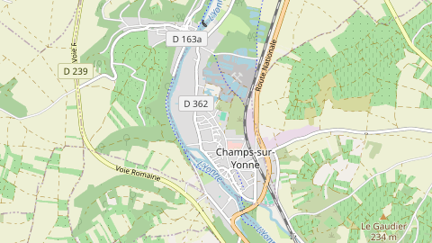 Carte de localisation de l'évènement
