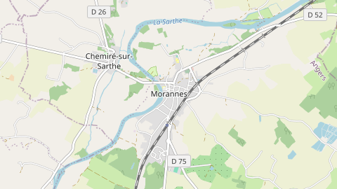 Carte de localisation de l'évènement