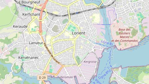 Carte de localisation de l'évènement