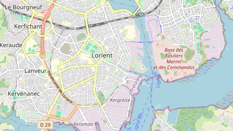 Carte de localisation de l'évènement