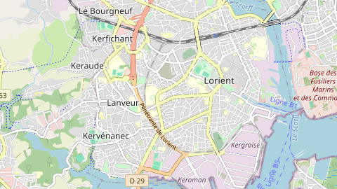 Carte de localisation de l'évènement