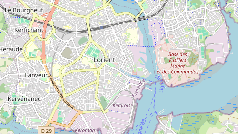 Carte de localisation de l'évènement